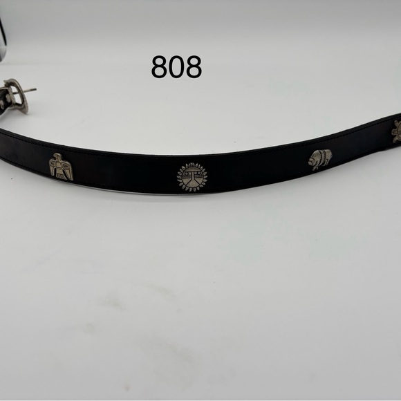 Wrangler Vintage Leather Belt‎ Sz 28 Western - Picture 1 of 3